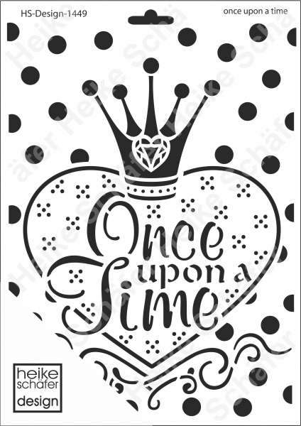 Schablone-Stencil A4 128-1449 once upon a time